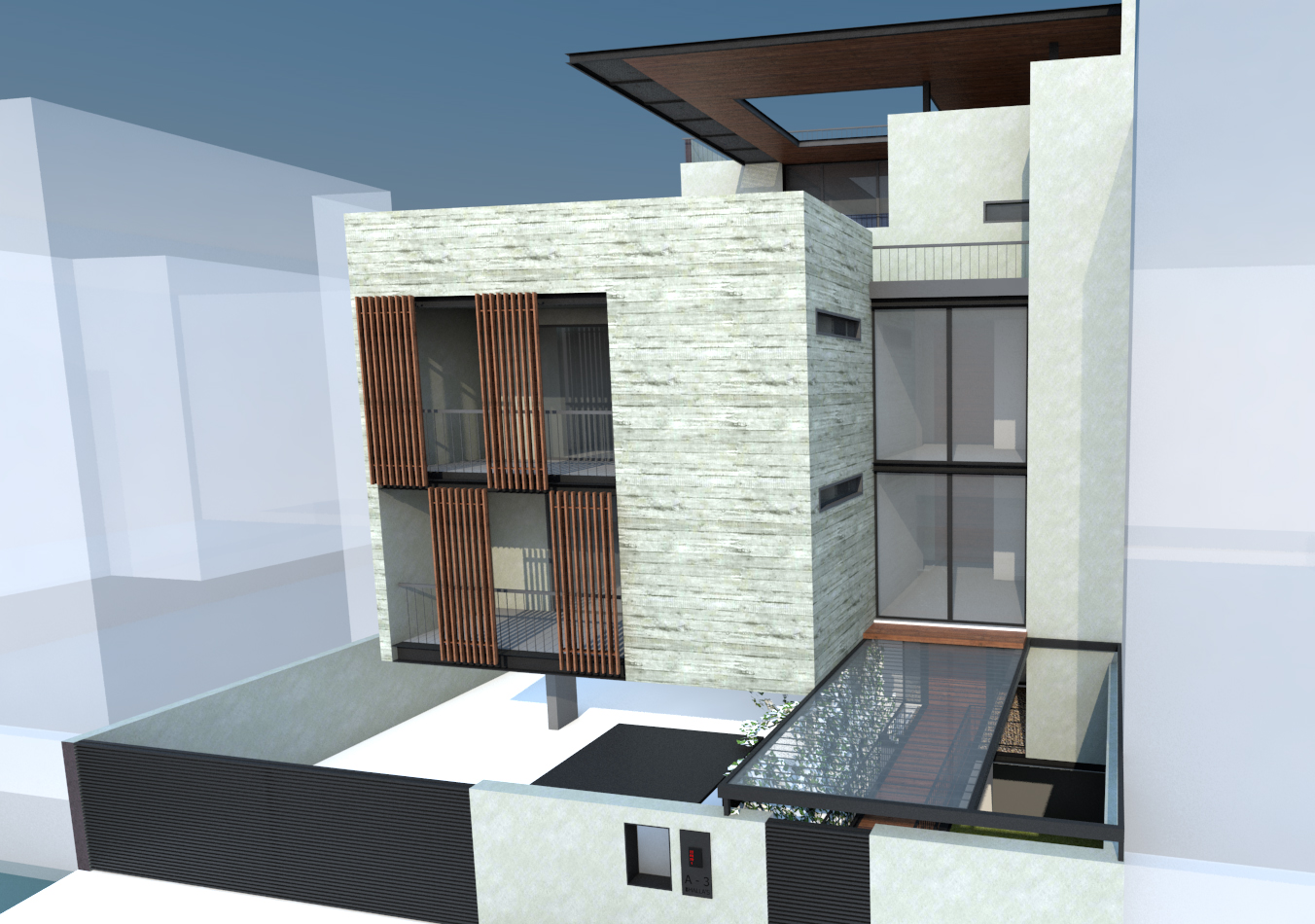 'BHALLA RESIDENCE' AT GULMOHAR PARK, N.D.