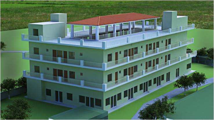 'DINNING HALL' FOR DEVRAHA BABA ASHRAM AT VRINDAVAN
